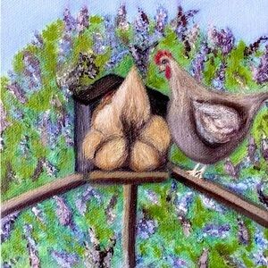 Only Enough For One Signed Oil Painting on Canvas Original Art